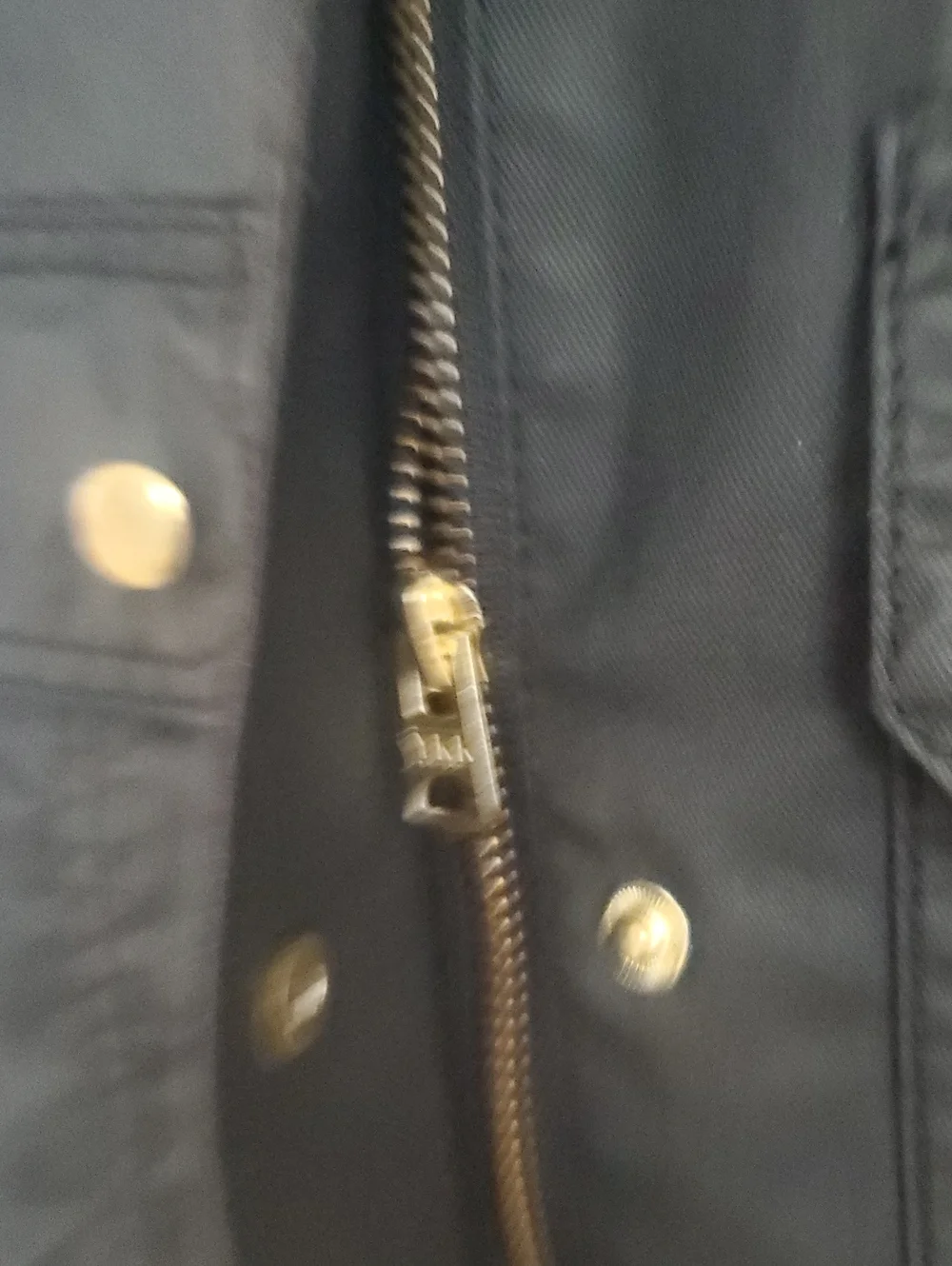 J.Crew PXS Black Utility Jacket w/Brass Hardware Very Good Condi.